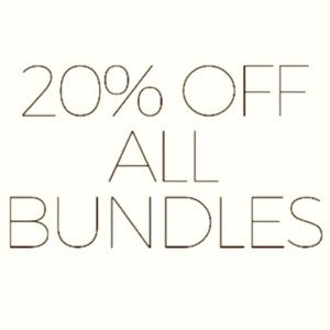 20% OFF ALL BUNDLES!